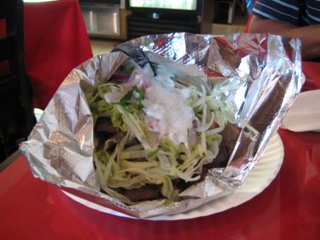 lamb-gyro Cafe Agora Gyro