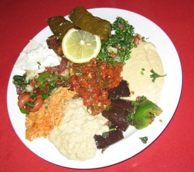 mezza-plate Cafe Agora Mezza Plate