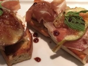 Cana de Cabra + Bayonne Ham + 25 yr. sherry vinegar + mint