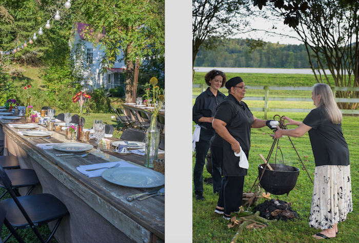 farm to table helen ga dinner