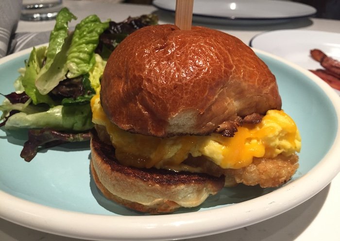 whiskey bird breakfast sandwich