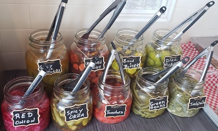 King Barbecue pickle station Roamilicious