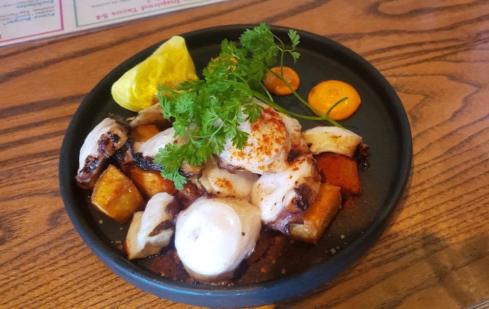 octopus at Botica in Atlanta 